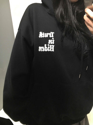 Back-point Loose Fit Hoodie