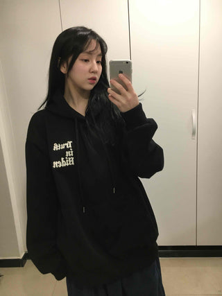 Back-point Loose Fit Hoodie