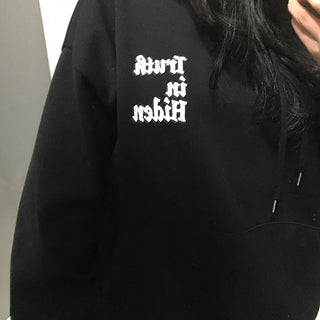 Back-point Loose Fit Hoodie