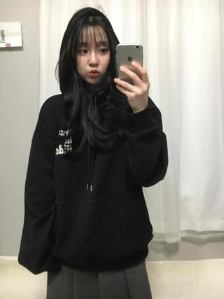 Back-point Loose Fit Hoodie