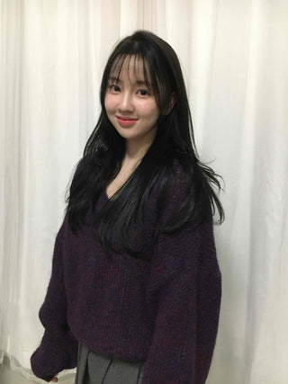 Balloon Sleeve Loose Knit