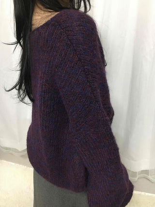 Balloon Sleeve Loose Knit