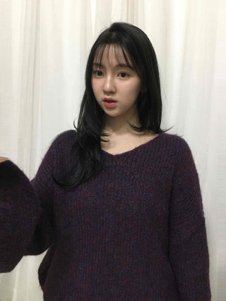 Balloon Sleeve Loose Knit