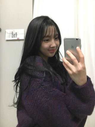 Balloon Sleeve Loose Knit