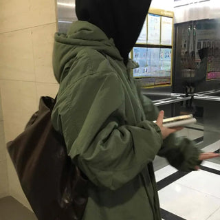 Hooded Maxi Field Coat