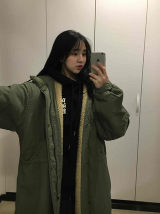 Hooded Maxi Field Coat