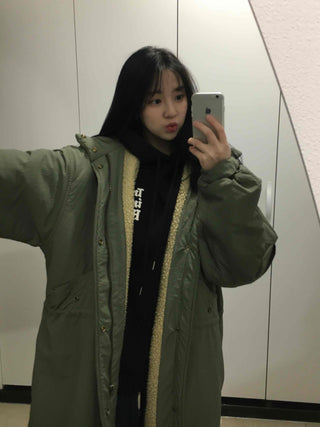 Hooded Maxi Field Coat