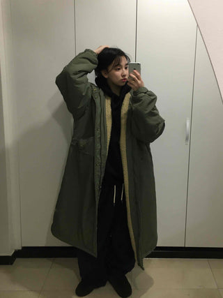 Hooded Maxi Field Coat