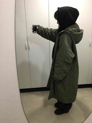 Hooded Maxi Field Coat