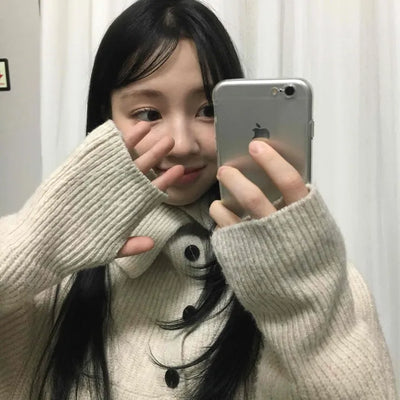 Simple Turtleneck Oversized Knit