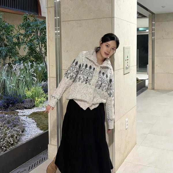 Americana Long Skirt