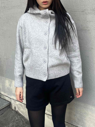 Minimal High-Waisted Knit Shorts