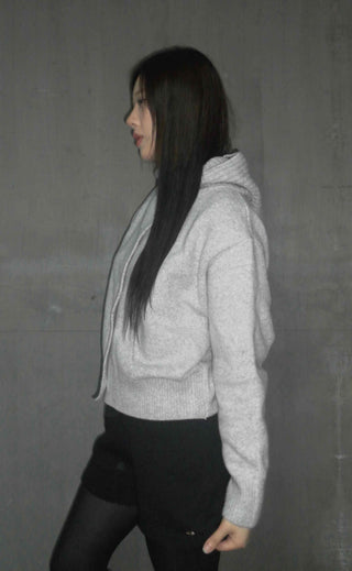 Minimal High-Waisted Knit Shorts