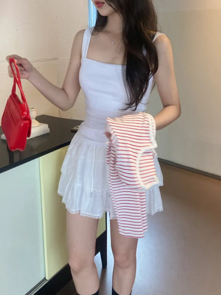 Rone Frill Mini Skirt