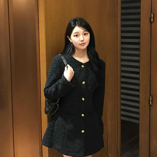 Winter Minimal Hairy Dress