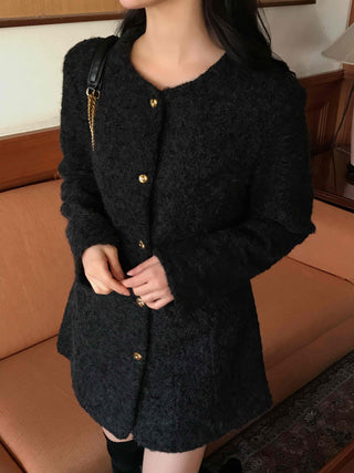 Winter Minimal Hairy Dress