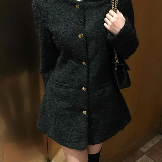 Winter Minimal Hairy Dress