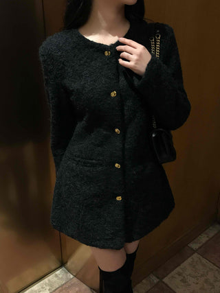 Winter Minimal Hairy Dress