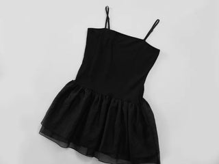 Bico Hem Frill Layered Sleeveless