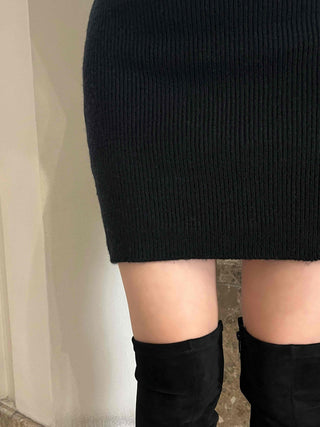 One-Shoulder Avant-Glass Knit Dress