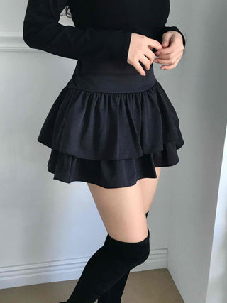 Ballerina Flare Mini Skirt