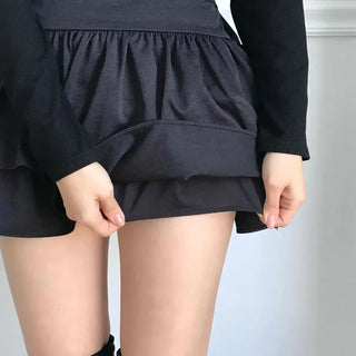 Ballerina Flare Mini Skirt