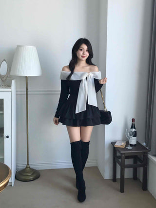 Ballerina Flare Mini Skirt