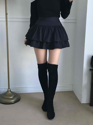 Ballerina Flare Mini Skirt