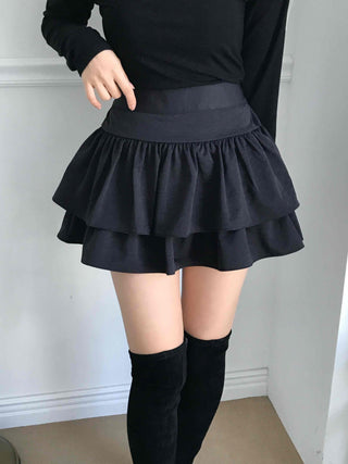 Ballerina Flare Mini Skirt