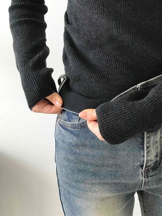 Natural Wash Semi Bootcut Denim Pants
