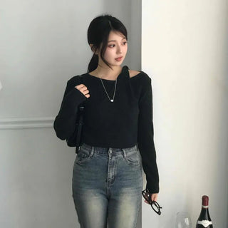 Simple Basic Asymmetrical Layered Knit