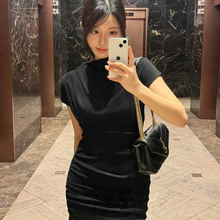 Slim Fit Mini Dress with Shirring Details