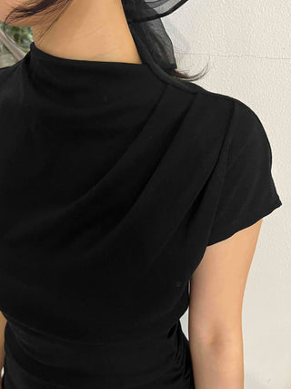 Slim Fit Mini Dress with Shirring Details