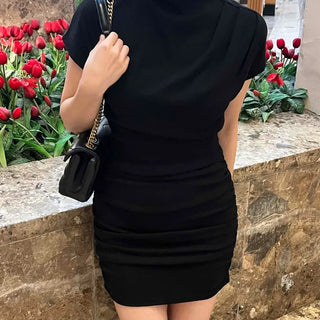 Slim Fit Mini Dress with Shirring Details