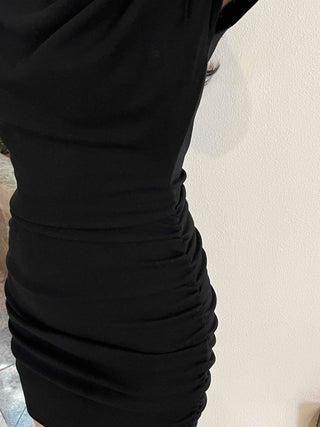 Slim Fit Mini Dress with Shirring Details