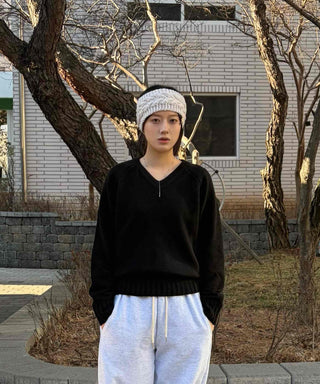 Basic V-neck Knit
