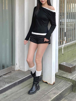 Back Pocket Cotton Shorts