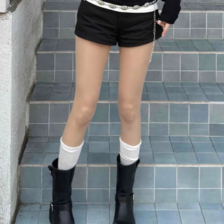 Back Pocket Cotton Shorts