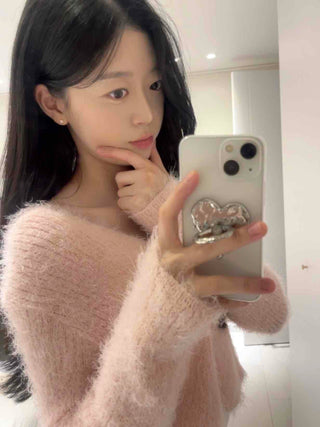 Mohair Crop Cardigan