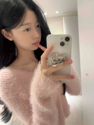 Mohair Crop Cardigan
