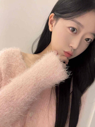 Mohair Crop Cardigan