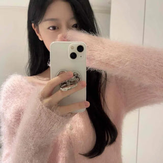 Mohair Crop Cardigan