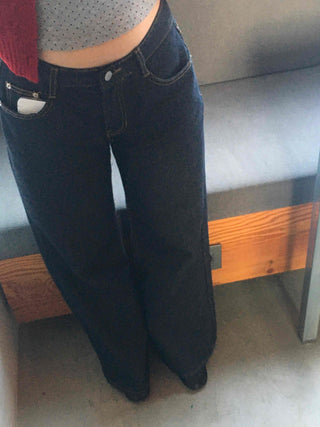 Daily Slim Straight Cotton Denim Pants