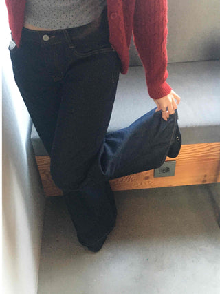 Daily Slim Straight Cotton Denim Pants