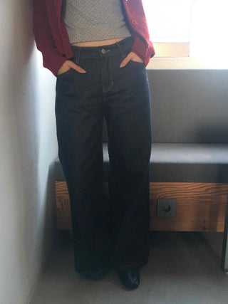 Daily Slim Straight Cotton Denim Pants