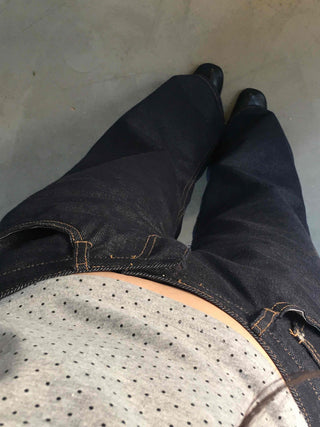 Daily Slim Straight Cotton Denim Pants