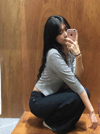 Daily Slim Straight Cotton Denim Pants