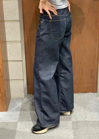 Daily Slim Straight Cotton Denim Pants