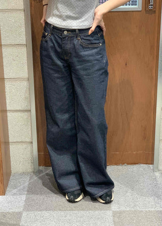 Daily Slim Straight Cotton Denim Pants