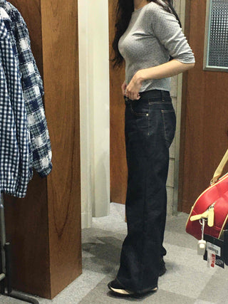 Daily Slim Straight Cotton Denim Pants